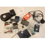 Canon IXUS digital camera with 10 x Canon batteries, 7 x Canon battery chargers of various types &