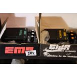 Two boxed EMA Distortion and Chorus foot pedals. P&P Group 1 (£14+VAT for the first lot and £1+VAT