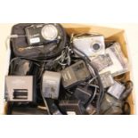 Panasonic Lumix FS40; Casio EXZ100 with large quantities of Panasonic, Sony, Olympus and Pentax