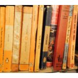 Selection of mixed Penguin books and Biggles books. Not available for in-house P&P, contact Paul O'