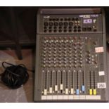Spirit Folio F1 mixing desk with power supply, working at lotting. Not available for in-house P&P,
