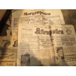 Selection of Norwegian newspapers dated 1938. Not available for in-house P&P, contact Paul O'Hea