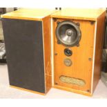 Two B & W speakers, lead based. Not available for in-house P&P, contact Paul O'Hea at Mailboxes on