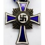 WWII German silver grade Mothers Cross. P&P Group 1 (£14+VAT for the first lot and £1+VAT for
