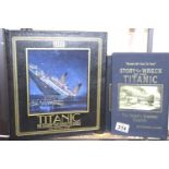 Leather bound 2012 reprint of the Story of the Wreck of the Titanic and the Life book of the