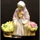 Royal Doulton figurine of Grannys Heritage from The Miniature Street vendors series. P&P Group 1 (£