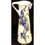 Moorcroft jug in the Bluebell Harmony pattern, H: 19 cm. P&P Group 2 (£18+VAT for the first lot