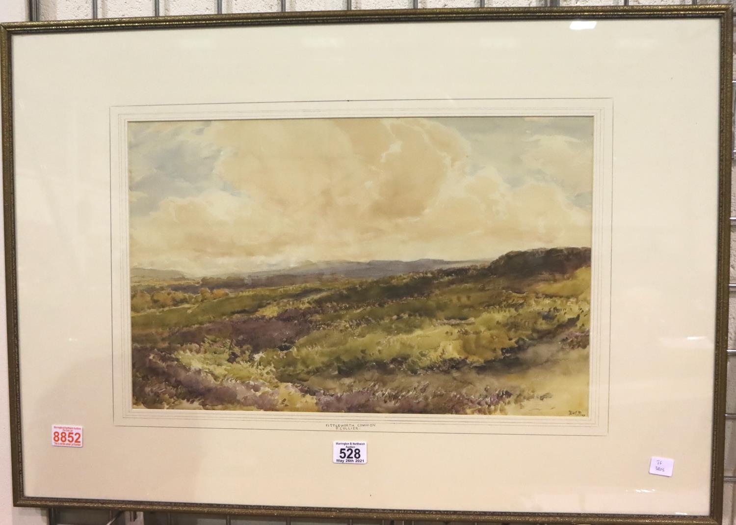 Thomas T Collier (British) watercolour of Fittleworth Common, 52 x 34 cm. Not available for in-house - Image 2 of 4