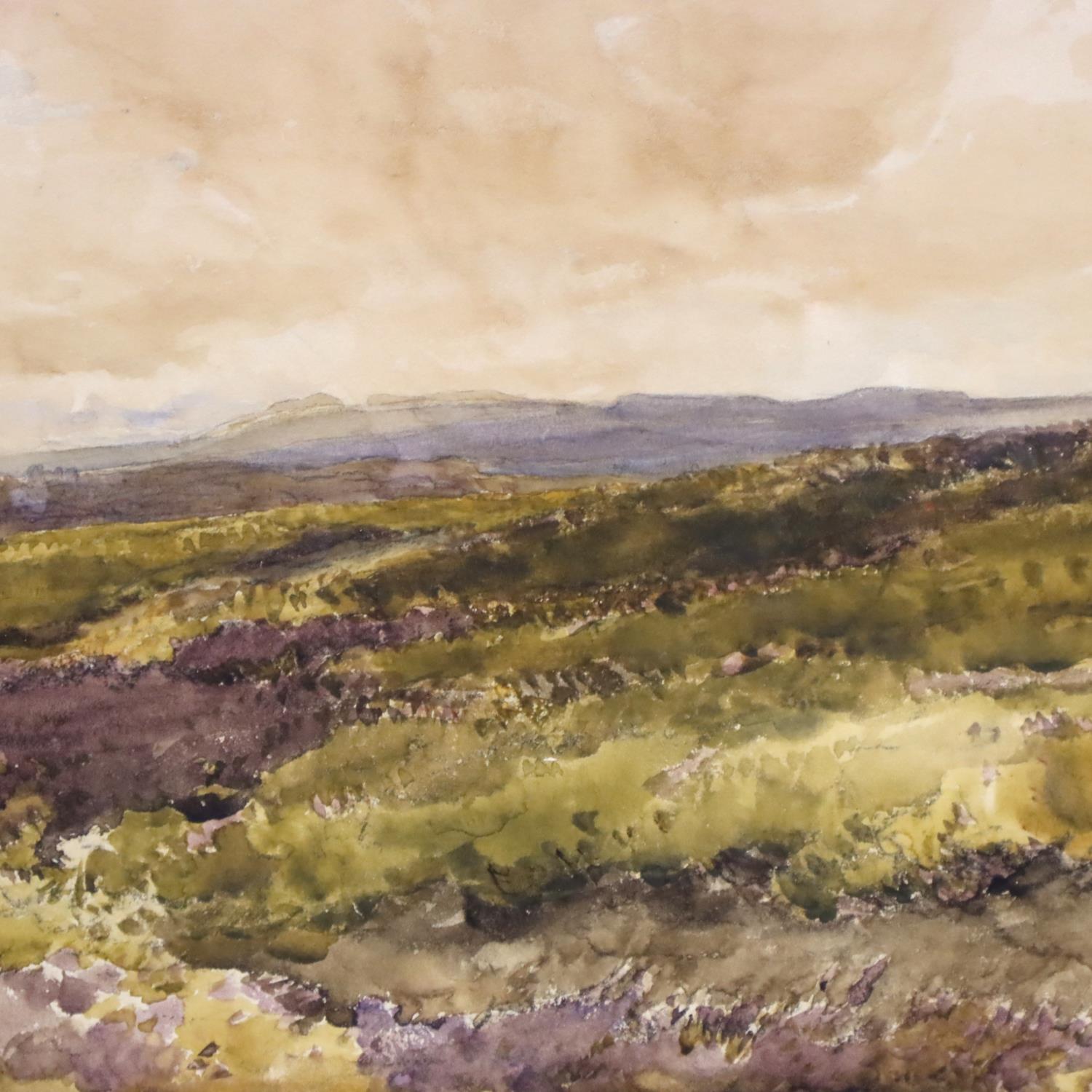 Thomas T Collier (British) watercolour of Fittleworth Common, 52 x 34 cm. Not available for in-house