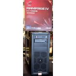 High-end PC large desktop system unit. Suitable for upgrade or use for parts. No hard drive
