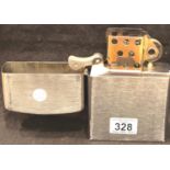 Unused Zippo type oversized novelty lighter, H: 17 cm. P&P Group 1 (£14+VAT for the first lot and £