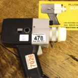 Plusmatic Super 8 z-20 movie camera. P&P Group 2 (£18+VAT for the first lot and £3+VAT for