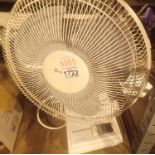 Evernal multi speed electric fan. Not available for in-house P&P, contact Paul O'Hea at Mailboxes on