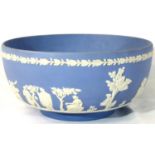 Wedgwood Jasperware bowl dated 1979, D: 21 cm. P&P Group 2 (£18+VAT for the first lot and £3+VAT for