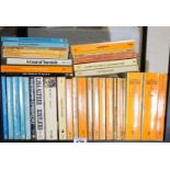 Shelf of Penguin and Pelican books. Not available for in-house P&P, contact Paul O'Hea at