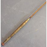 Split cane fly rod and bag. Not available for in-house P&P, contact Paul O'Hea at Mailboxes on 01925