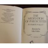 Robert Pollet, The Meditation of Philoctetes, a signed leather bound first edition c1975. P&P