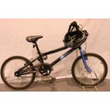 Urban Gorilla 11'' frame BMX bike with helmet. Not available for in-house P&P, contact Paul O'Hea at