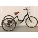 Jorvik 6 speed 15 inch frame adults three wheeled bike. Not available for in-house P&P, contact Paul