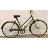 Vintage Hercules Balmoral three speed ladies bike, 21 inch frame. Not available for in-house P&P,