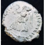 364 AD - Bronze AE4 of Emperor Valens with Victory advancing Left. P&P Group 1 (£14+VAT for the