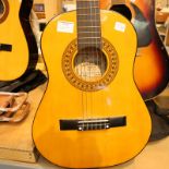 Childs Encore guitar. Not available for in-house P&P, contact Paul O'Hea at Mailboxes on 01925
