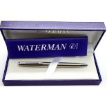 Waterman retractable ballpoint pen, boxed. P&P Group 1 (£14+VAT for the first lot and £1+VAT for