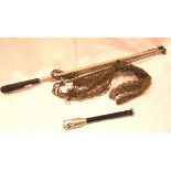 Fishing priest, folding landing net. P&P Group 2 (£18+VAT for the first lot and £3+VAT for