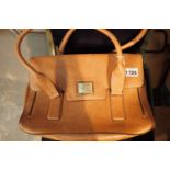 Original tan leather Fiorelli ladies handbag. P&P Group 1 (£14+VAT for the first lot and