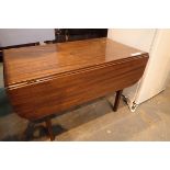 Small mahogany drop leaf table. Not available for in-house P&P, contact Paul O'Hea at Mailboxes on