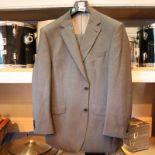 Balmain gents two piece suit, jacket measures 42 inch chest, trousers measure 36 waist and 30 inside