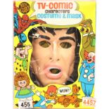 TARZAN; Ben Cooper character costume and childrens halloween mask of Ron Ely TVs first Tarzan c1966.