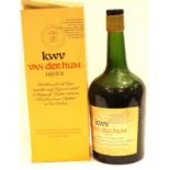 Bottle of KWV Van Der Hum liqueur. P&P Group 2 (£18+VAT for the first lot and £3+VAT for
