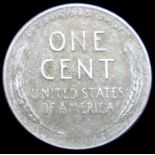 1943 - USA Steel 1 cent. P&P Group 1 (£14+VAT for the first lot and £1+VAT for subsequent lots)