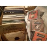 Mixed lot of classical LPs and further quantity of The Classical Collection CDs. Not available for