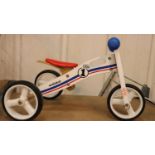 Childs Bikestar push along tricycle. Not available for in-house P&P, contact Paul O'Hea at Mailboxes