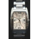 Gents boxed Amadeus chronograph wristwatch, working at lotting. P&P Group 1 (£14+VAT for the first