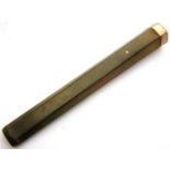 Alfred Dunhill vintage cheroot holder with 9ct gold rim. P&P Group 1 (£14+VAT for the first lot