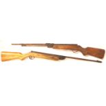 Two vintage air rifles for spares or repair. Not available for in-house P&P, contact Paul O'Hea at