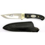 Browning 440 stainless steel knife, blade L: 10 cm. P&P Group 2 (£18+VAT for the first lot and £3+