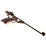 Long barrel 177 air pistol. Not available for in-house P&P, contact Paul O'Hea at Mailboxes on 01925