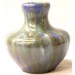 Royal Lancastrian drip glazed vase, numbered 2153 H: 16 cm. P&P Group 2 (£18+VAT for the first lot