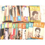 Eighty copies of Elvis Monthly. P&P Group 2 (£18+VAT for the first lot and £3+VAT for subsequent