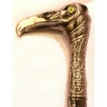 Eagle head handle walking stick, L: 93 cm. P&P Group 3 (£25+VAT for the first lot and £5+VAT for
