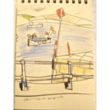 Julian Baileys Dorset sketchbook containing 60 reproduction drawings. P&P Group 1 (£14+VAT for the