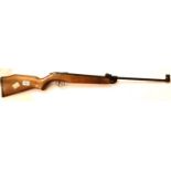 Webley Hawk III 22 air rifle no 566780. P&P Group 3 (£25+VAT for the first lot and £5+VAT for