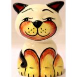 Lorna Bailey limited edition cat, Mack 1/1, H: 13 cm. P&P Group 1 (£14+VAT for the first lot and £