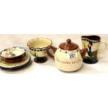 Torquay Ware seven piece breakfast set. P&P Group 3 (£25+VAT for the first lot and £5+VAT for