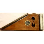 Japanese twelve string Zippy Zither, L: 40 cm. Not available for in-house P&P, contact Paul O'Hea at