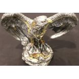 Steampunk style Eagle, H: 28 cm. P&P Group 3 (£25+VAT for the first lot and £5+VAT for subsequent